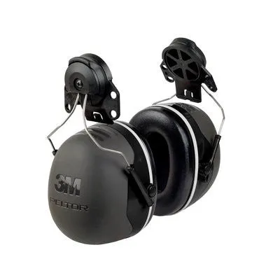3M Peltor Cap-Mounted Earmuffs X5P3E, 31 dB NRR, Case/10