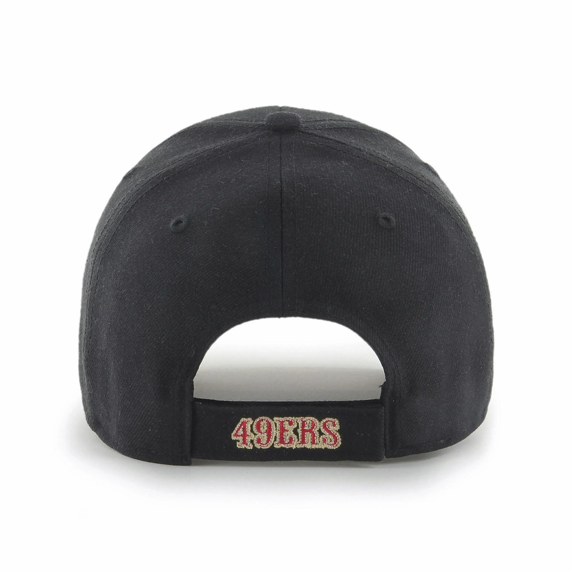 47 Brand San Francisco 49ers MVP Black Dad Hat