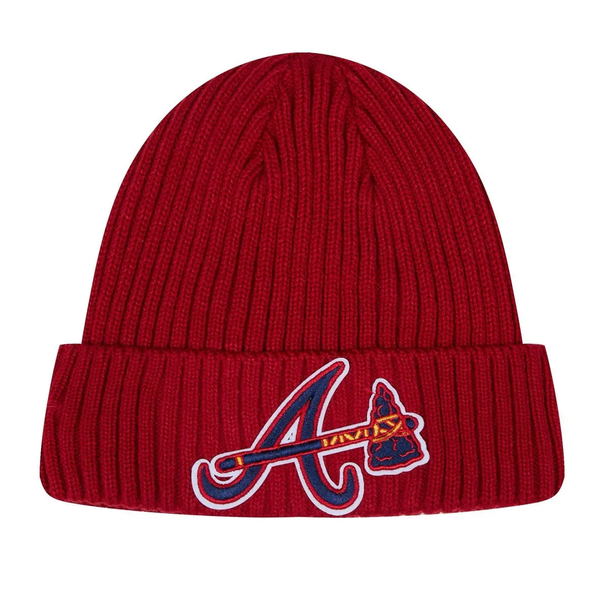 MLB ATLANTA BRAVES CLASSIC CORE UNISEX BEANIE (RED)