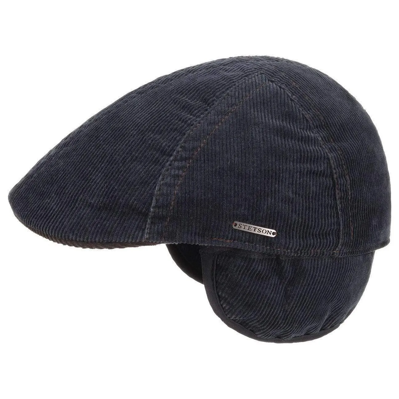 Stetson Tomah Earflaps Cord Flat Cap
