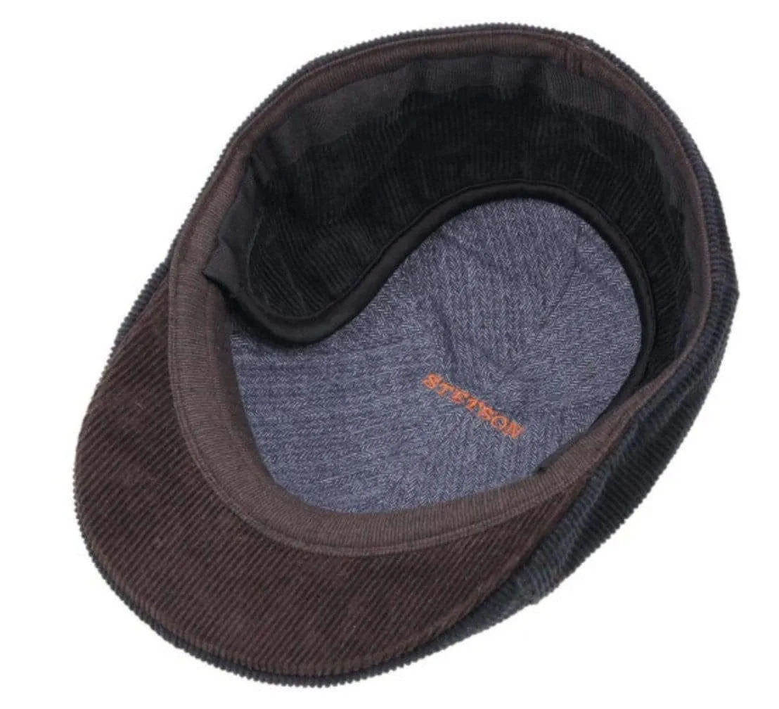 Stetson Tomah Earflaps Cord Flat Cap